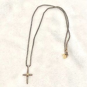 Petite X Cross Necklace